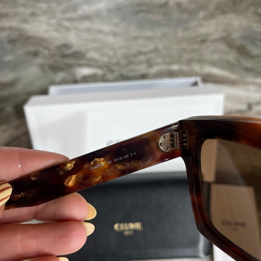 Celine Brown CL40130I Oversized Square Sunglasses - Picture 5 of 9